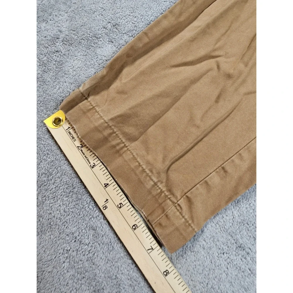 Banana Republic Emerson Chino Mens 35x30 Khaki Tan Cotton Straight Leg Pants